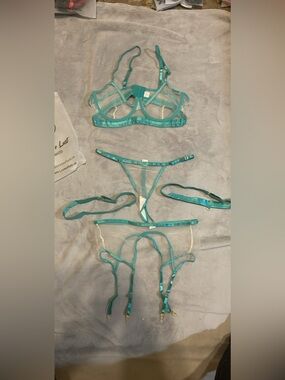 Love Or Lust Intimates lingerie in beautiful Tiffany colour
